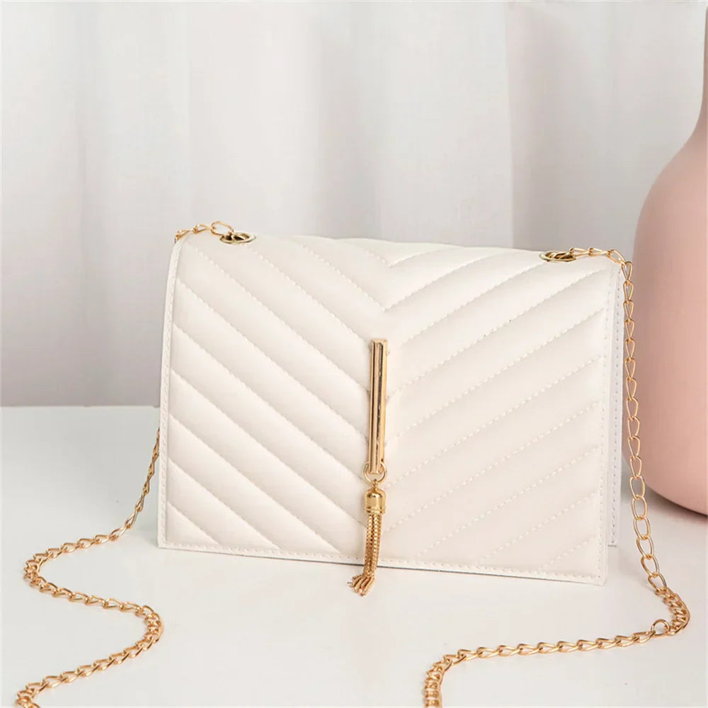 Kleurende Crossbody Tassen met Tassel
