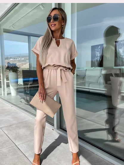 Zomer Jumpsuit Wijde Pijpen Vrouwelijk Model