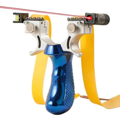 Precisie Katapult met Lasertechnologie Zwart Metaal Outdoor Sport