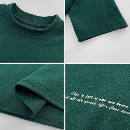 Zomer T-shirt Vrouwelijk Elegant Kort Model