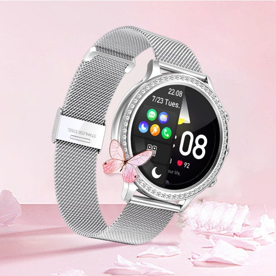 Digitaal Polshorloge met Gezondheidssensor Touchscreen Waterdicht IP68 Noodoproep 14 Dagen Batterij Smartwatch