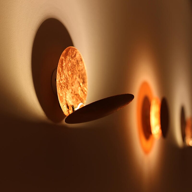 Wandlamp Eclips Design LED Metaal IJzer 20-25cm Sfeerlamp Schaduw Decoratief Woonkamer Modern