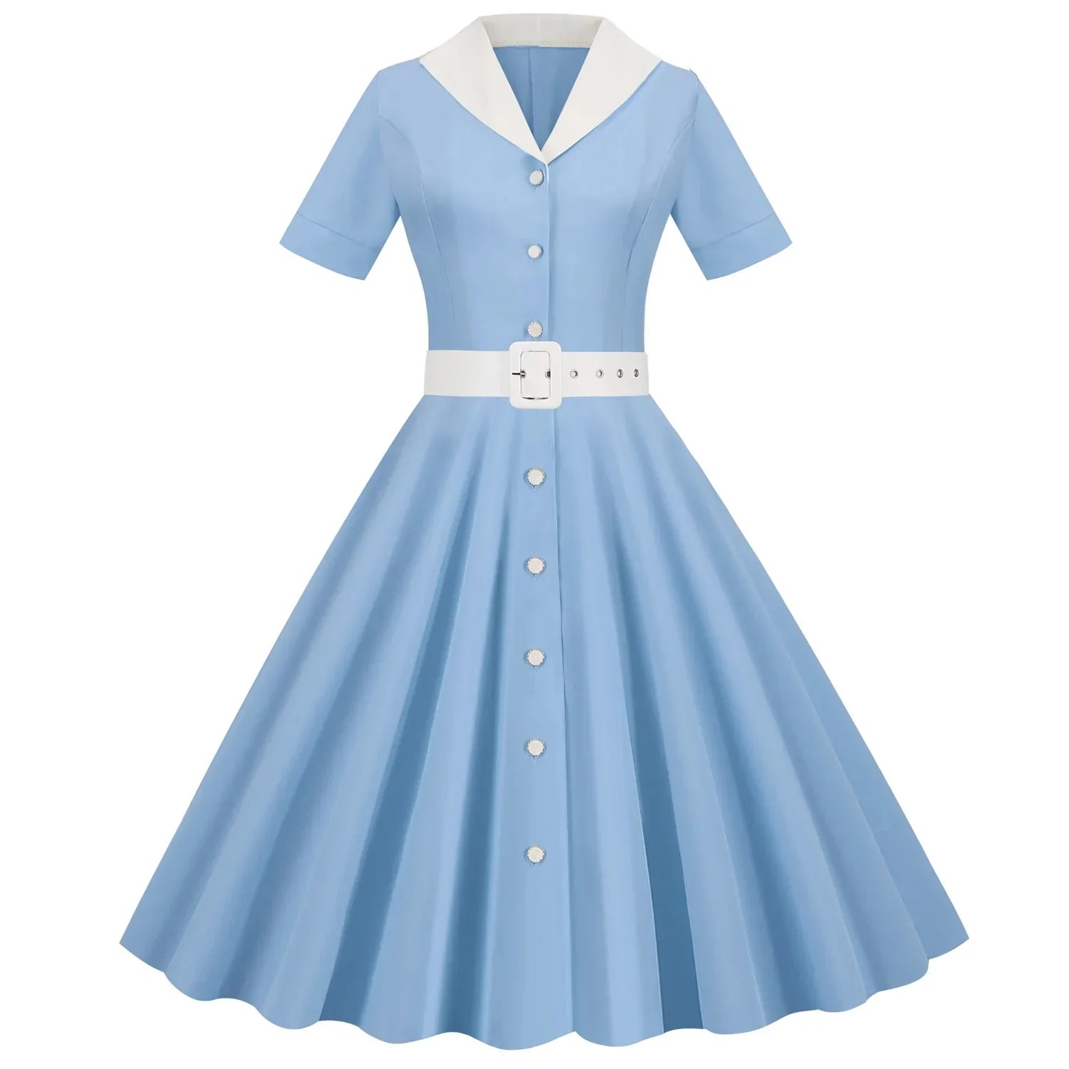 V-Hals Zomerjurk Elegante Lange Jurk voor Vrouw - StudioMarella