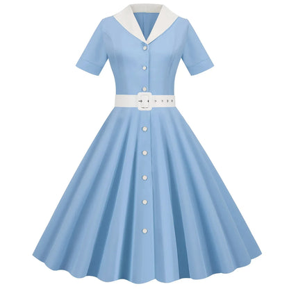 V-Hals Zomerjurk Elegante Lange Jurk voor Vrouw - StudioMarella