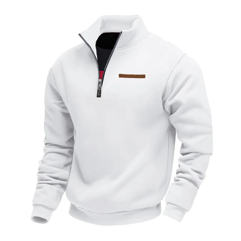 Heren Fleece Sweatshirt Warm met Rits