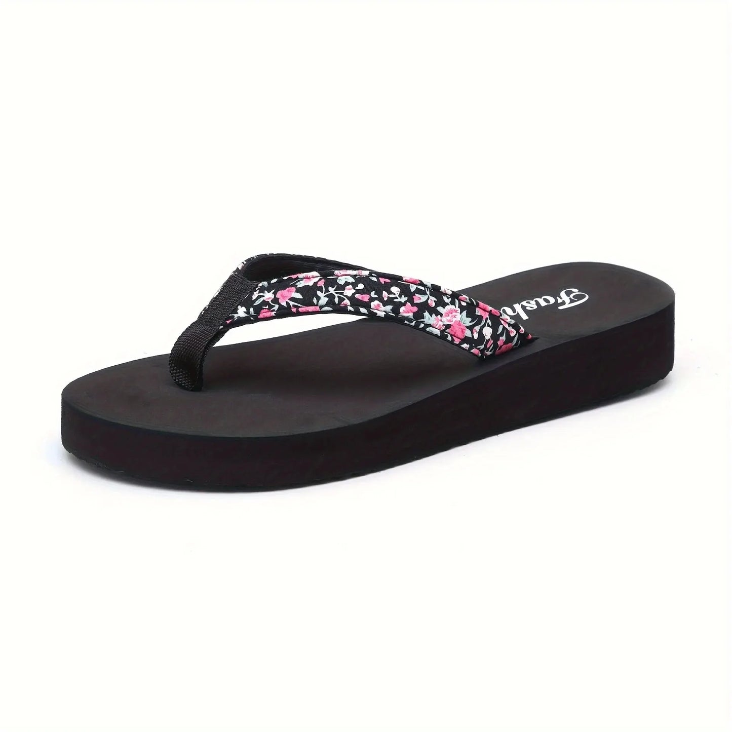 Bloem Slippers Vrouwelijke Mode Pluche Warme Pantoffels