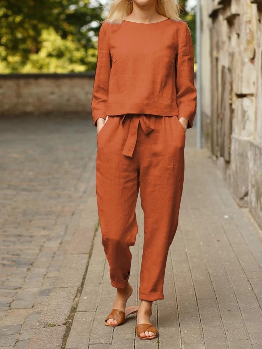 Dames Kleding Set Casual Stijlvolle Outfit - StudioMarella
