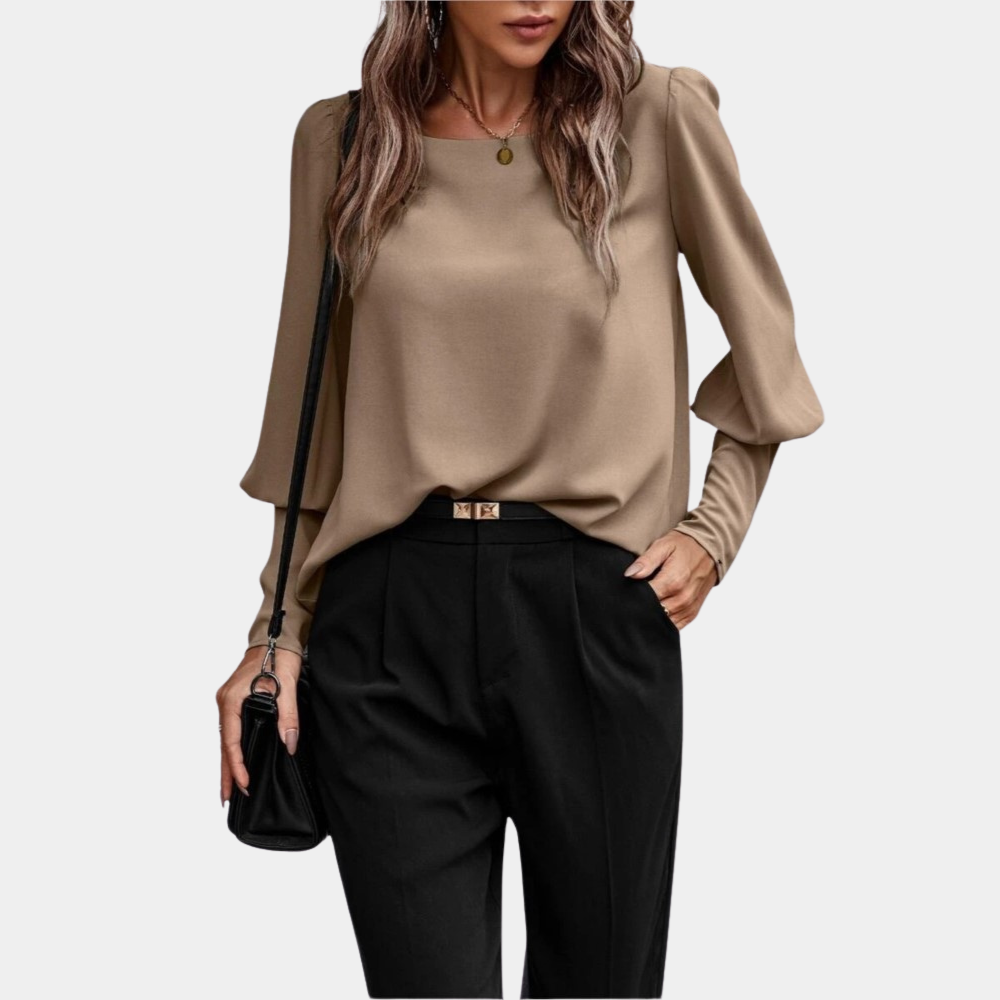 Elegante Blouse met Lange Mouwen voor Vrouw