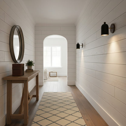 Sables Zen Wandlamp Minimalistisch Metaal Rustgevende Woonkamerverlichting Scandinavische Stijl