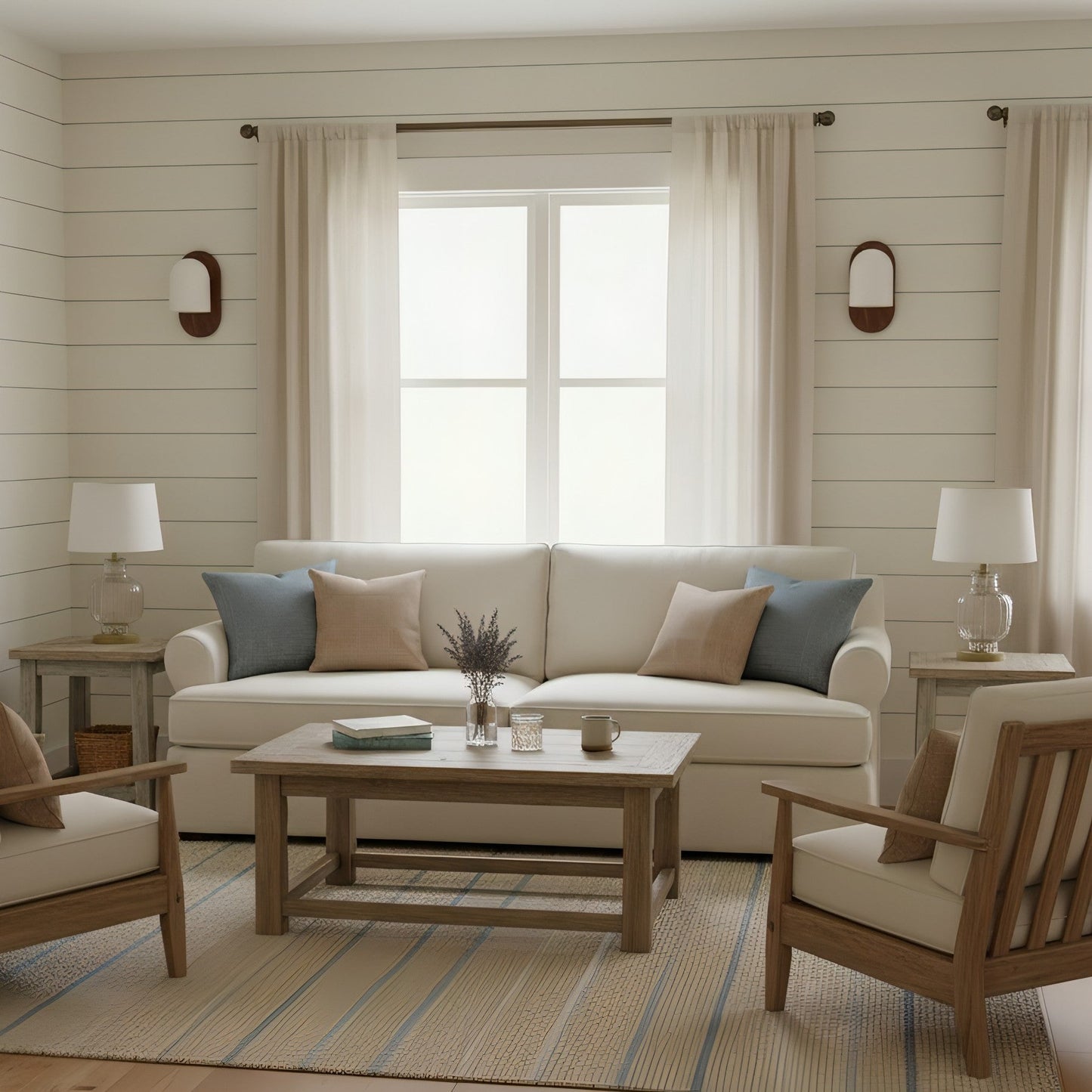 Sables Zen Wandlamp Minimalistisch Metaal Rustgevende Woonkamerverlichting Scandinavische Stijl