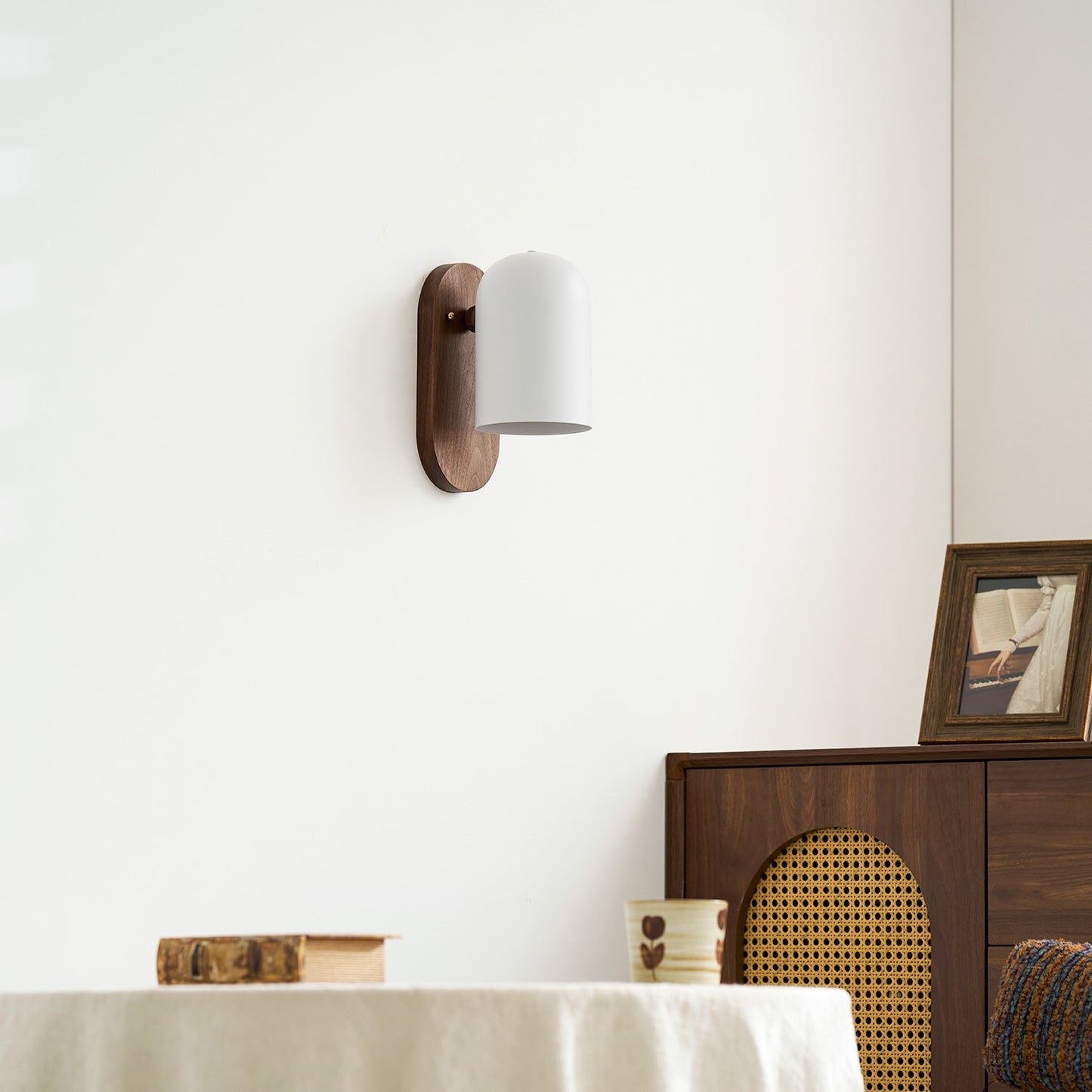 Sables Zen Wandlamp Minimalistisch Metaal Rustgevende Woonkamerverlichting Scandinavische Stijl