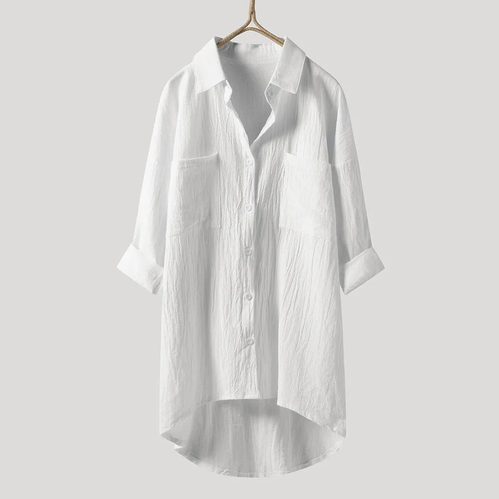 Luxe Blouse Lange Mouwen voor Vrouw
