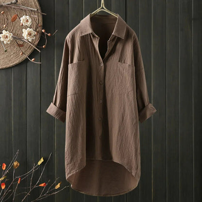 Luxe Blouse Lange Mouwen voor Vrouw