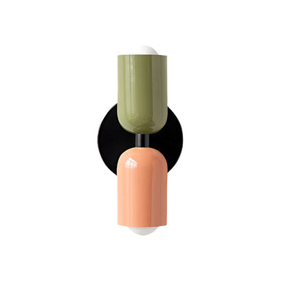 Wandlamp Dubbel Verstelbaar LED Crème Roze Groen Scandinavisch Design Woonkamer Slaapkamer Leeslamp Sfeerverlichting