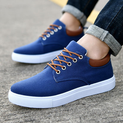 Heren Sneakers Leren Casual Schoenen Zwart Stijlvol