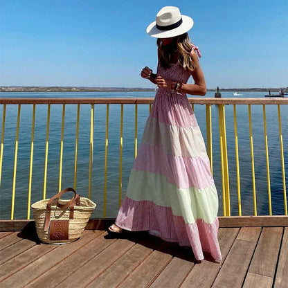 Maxi Jurk Zomerjurk voor Vrouw Boheemse Stijl