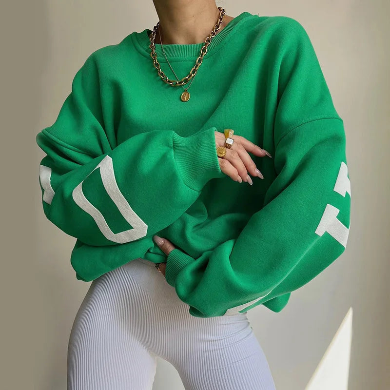 Grote Sweatshirt Casual Chandra Kleding Comfortabel - StudioMarella