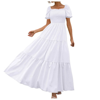 Lila Maxi Jurk met Lange Mouwen voor Vrouwen