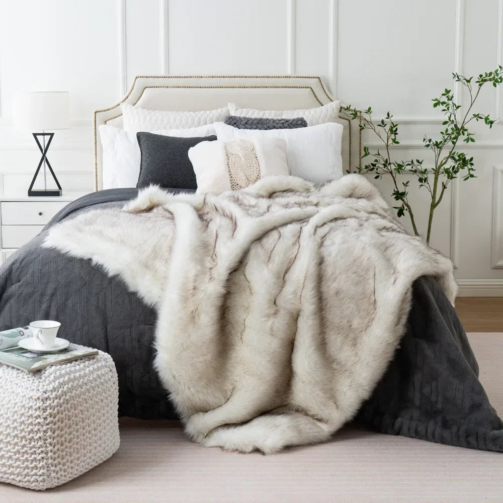 Luxe Nepbont Plaid - Zacht & Warm Sierkleed voor Bank of Bed
