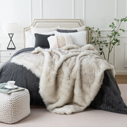 Luxe Nepbont Plaid - Zacht & Warm Sierkleed voor Bank of Bed