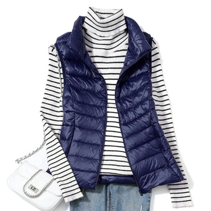 Dames Bodywarmer Lichtgewicht Puffer jas voor Lente