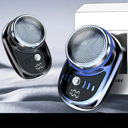 Compacte Oplaadbare Scheerapparaat USB Mini Draadloos Digitaal Display Afneembare Scheermes voor Reizen Mannen