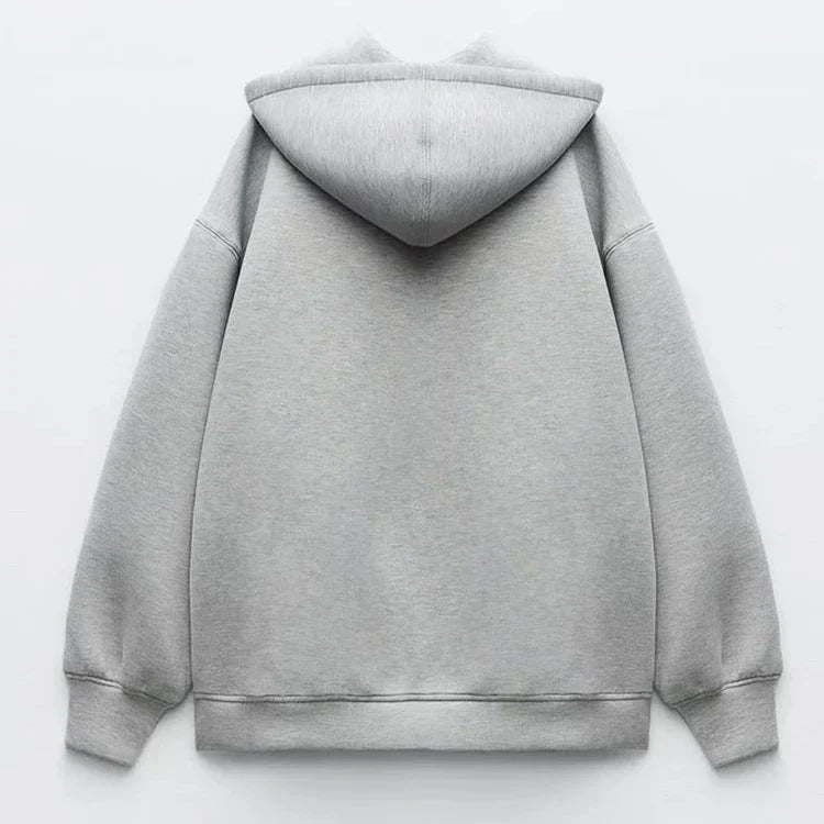 Zachte Casual Jack Met Capuchon Comfortabel Warm