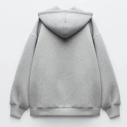 Zachte Casual Jack Met Capuchon Comfortabel Warm