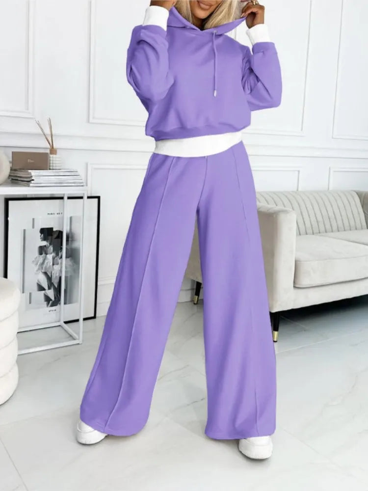 Dames Hoodie Set met Joggingbroek - Comfortabele Lounge Set