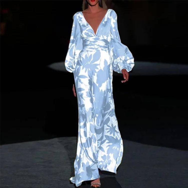 Vrouwen Jurk V-hals Elegante Zomerjurk