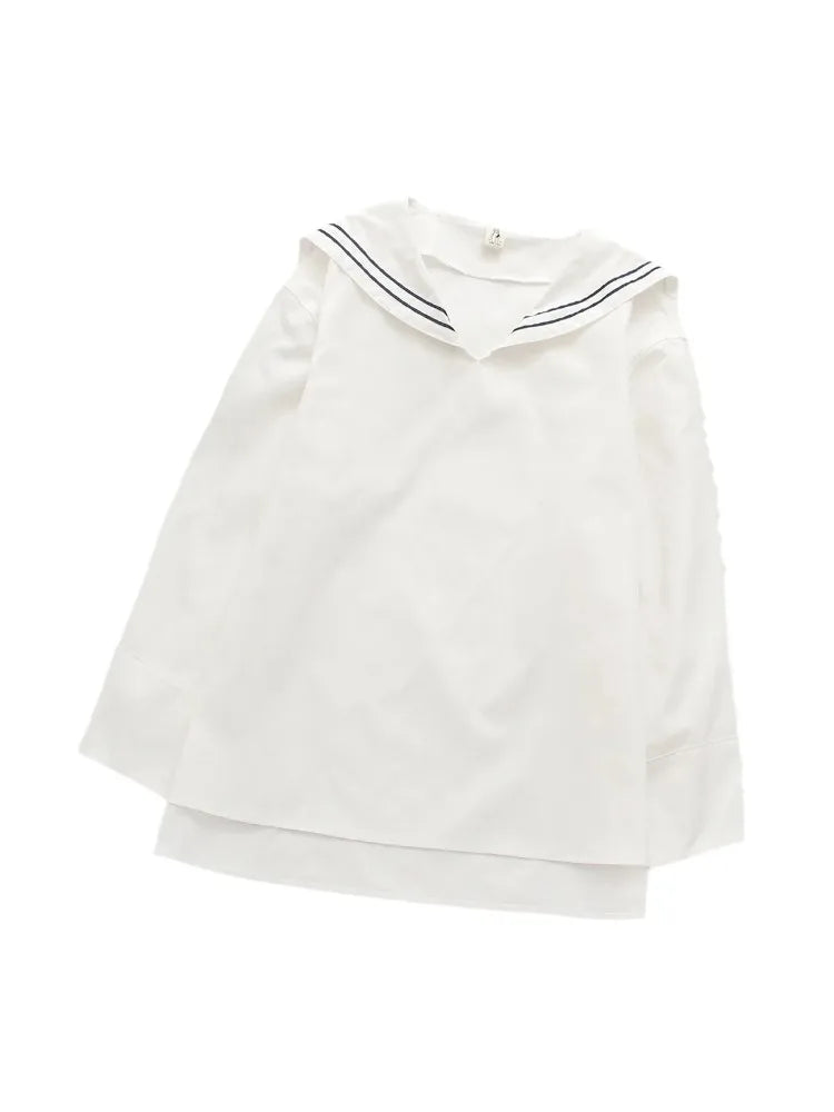 Elegante Matrozenblouse voor Vrouw met Klassiek Design