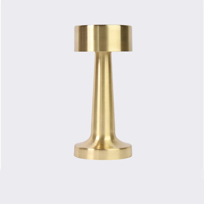 Draadloze Tafellamp Metaal met USB-Oplaadbaar Dimbaar Licht 22cm