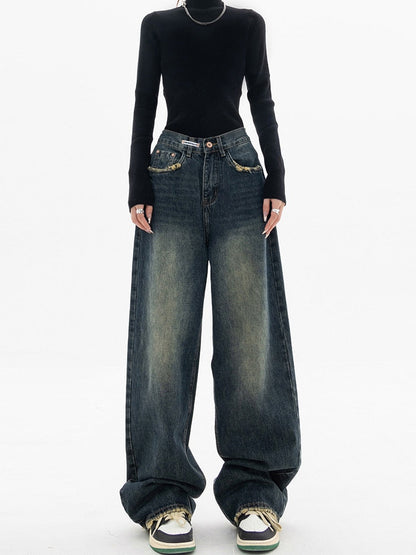 Dames Baggy Jeans Vintage Streetwear Y2K Stijl