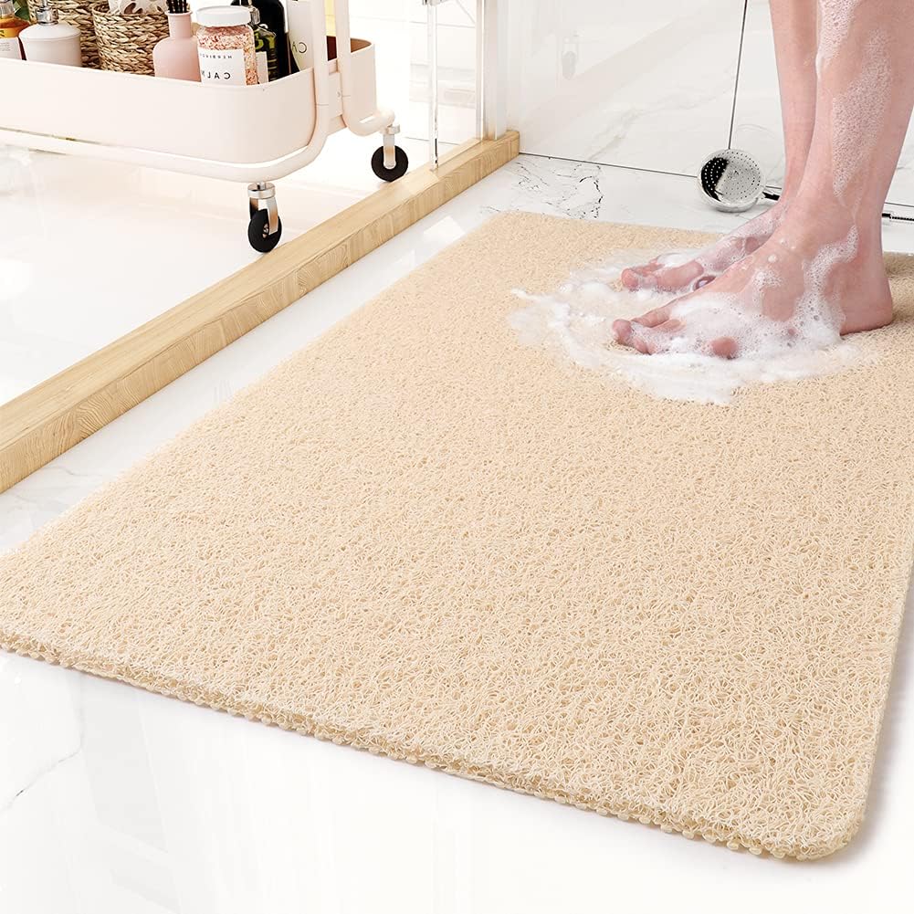 Zachte Antislip Badmat met Antibacteriële Microvezel | Sneldrogend | Veiligheid voor Douche en Bad | 40x60cm 45x75cm