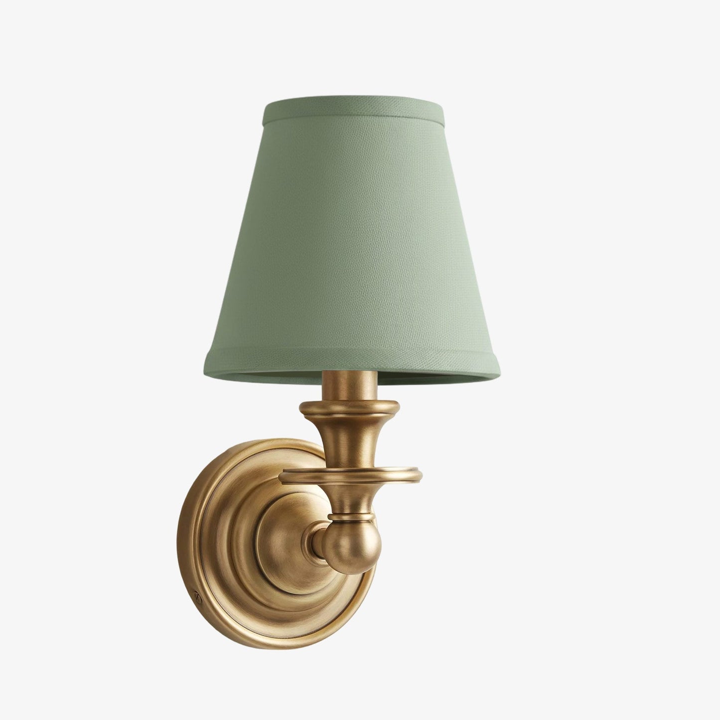 Wandlamp met stoffen kap en zwanenhalsarm – smeedijzeren armatuur met verstelbare leeslamp