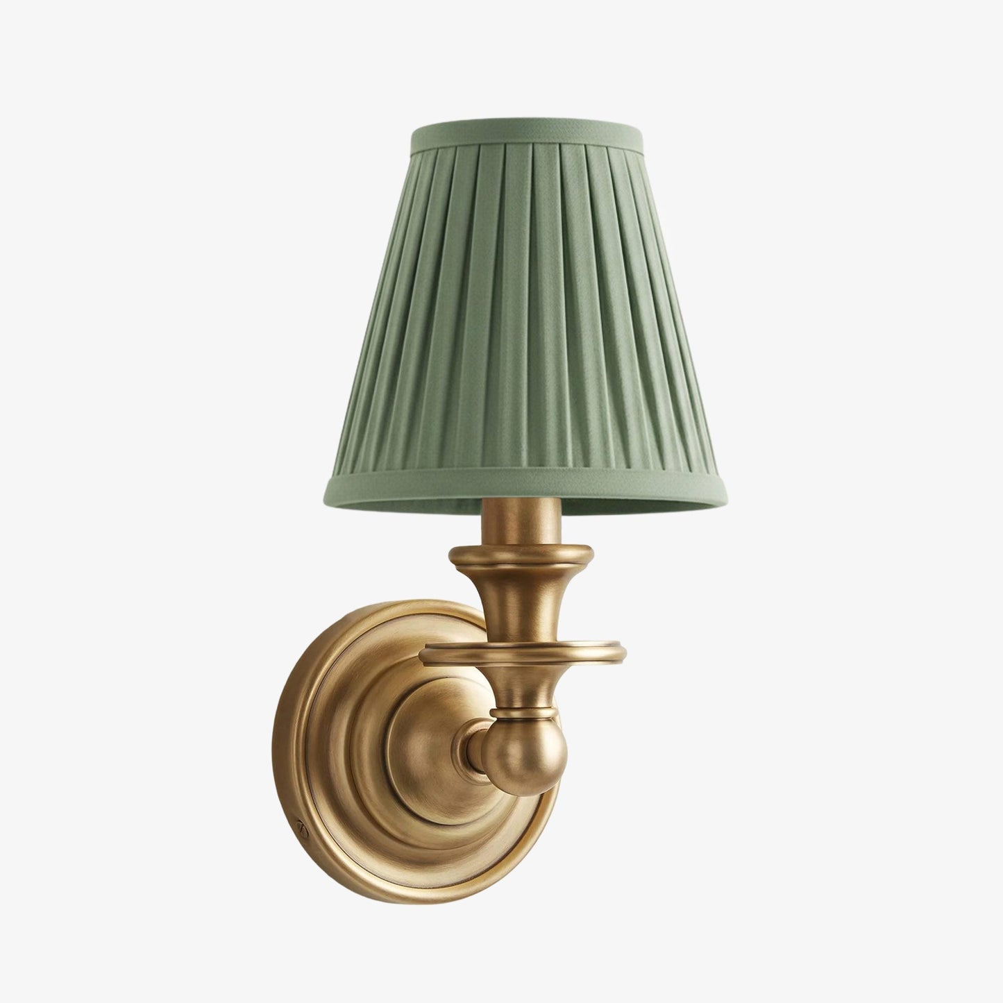 Wandlamp met stoffen kap en zwanenhalsarm – smeedijzeren armatuur met verstelbare leeslamp