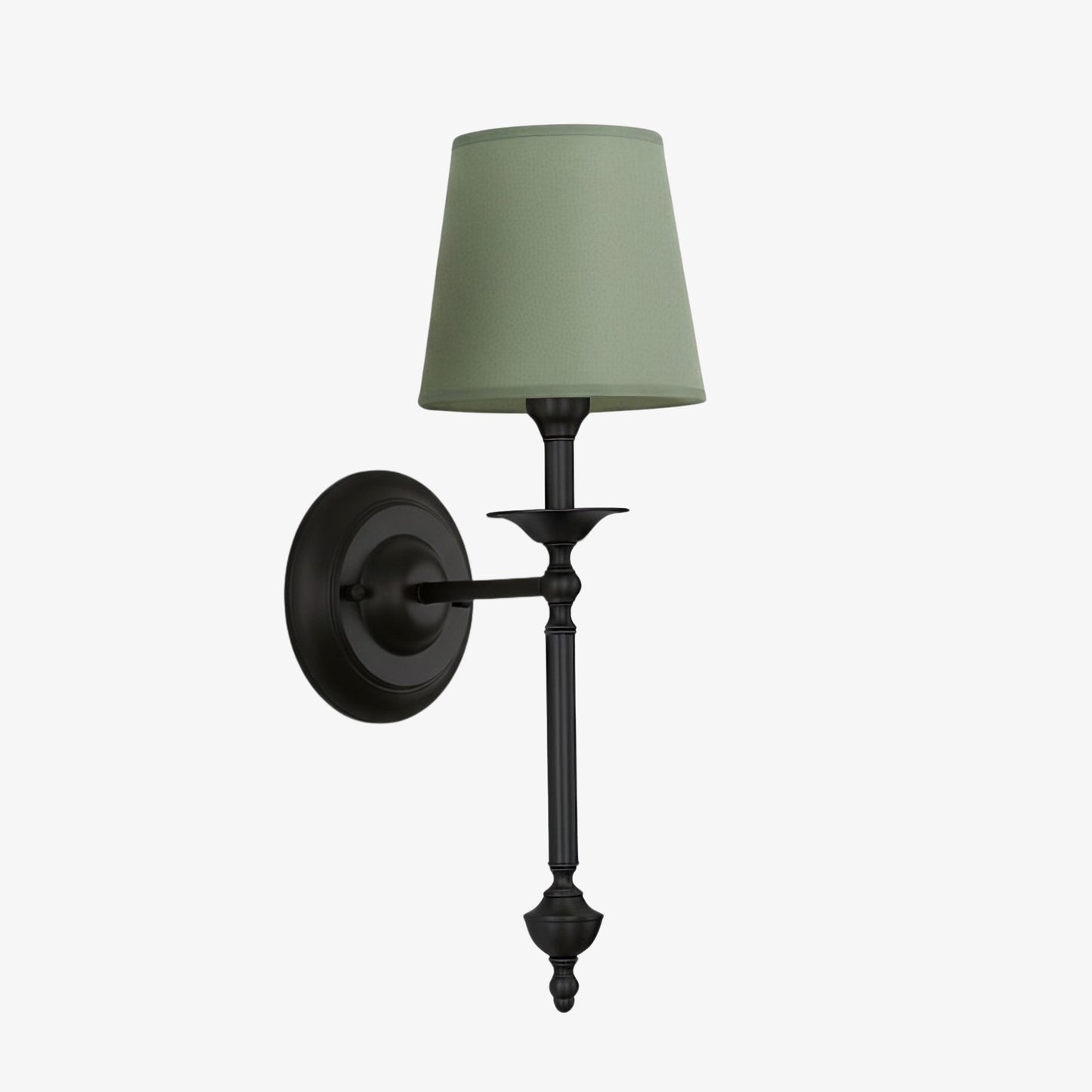Stoffen Wandlamp met Vintage Koperen Afwerking – Sfeervolle Verlichting voor Hal, Slaapkamer en Woonkamer