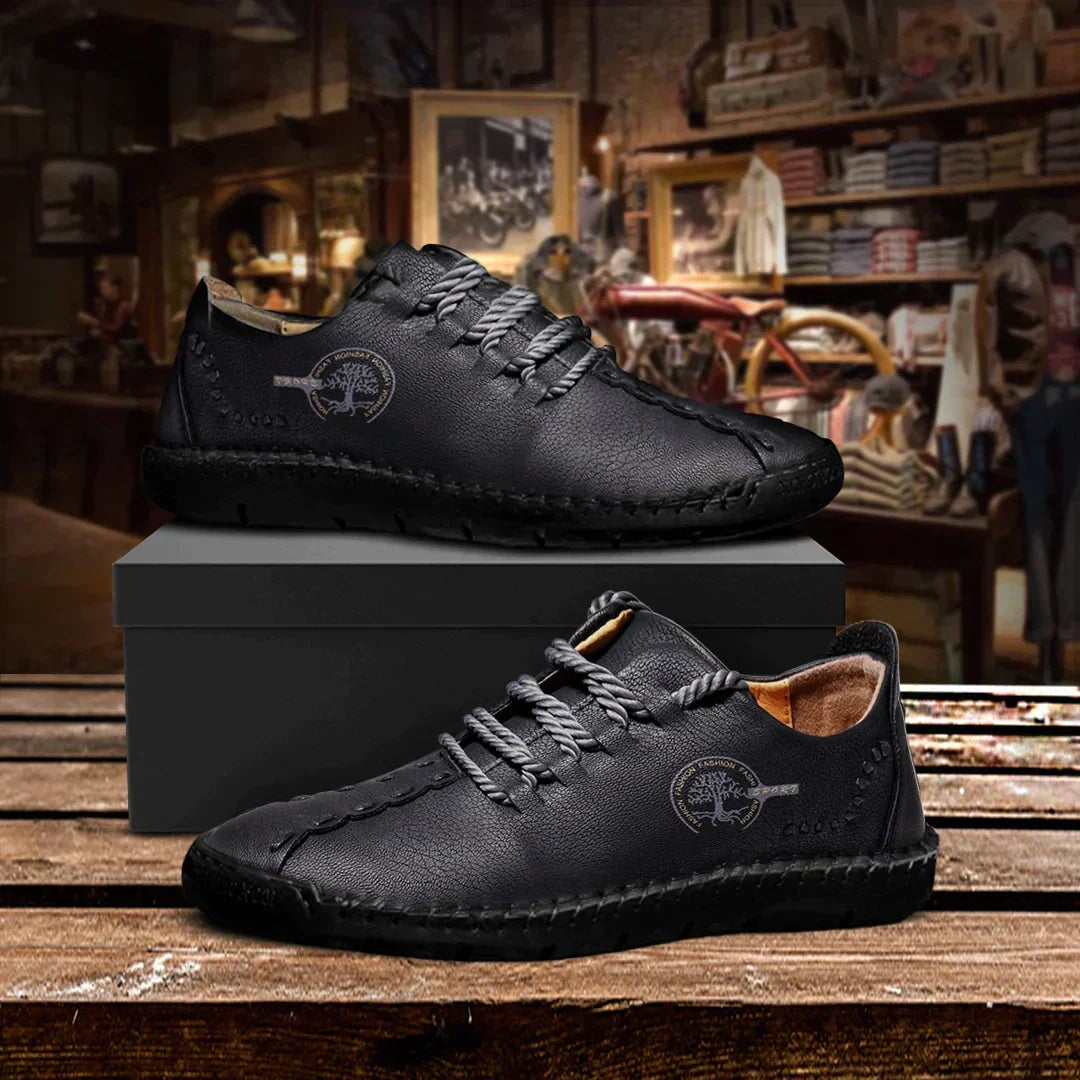 Casual Schoenen Vintage Look Leer - StudioMarella