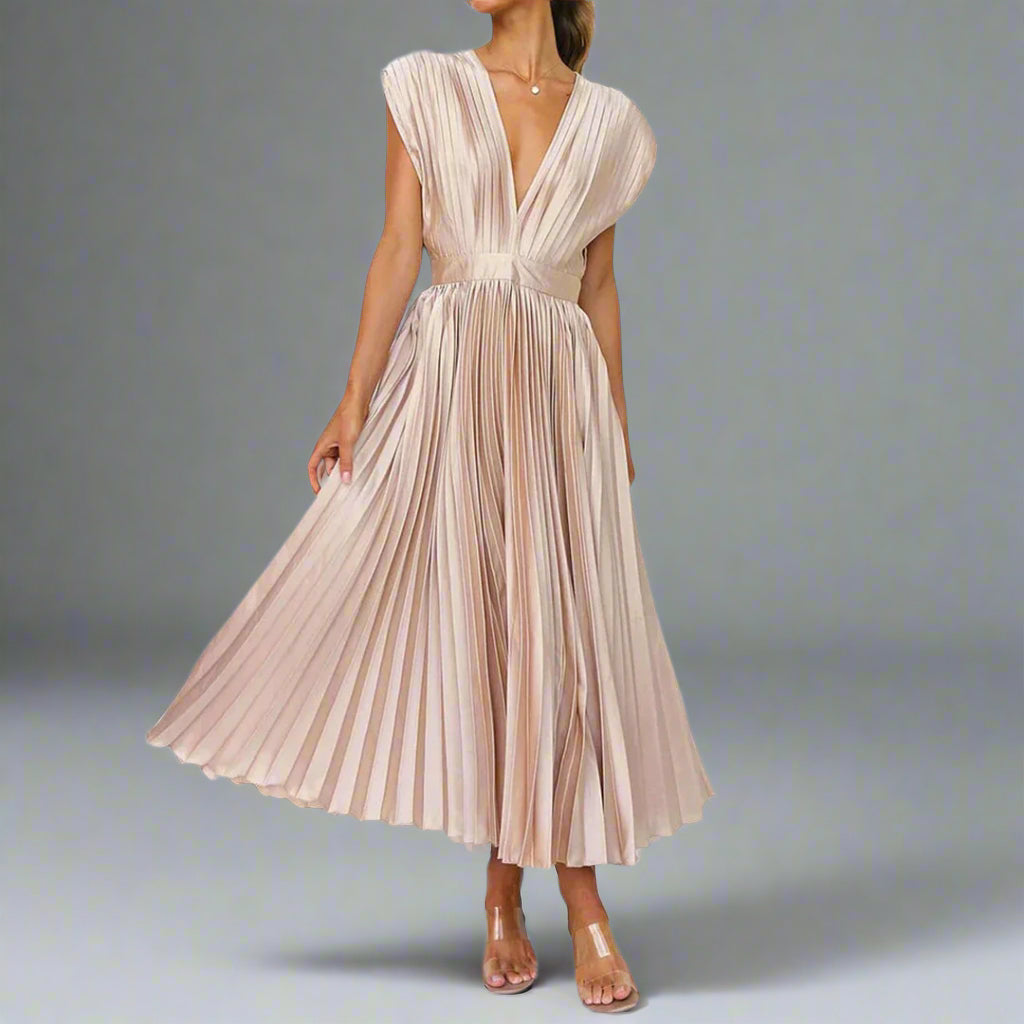 Midi Jurk Elegante Vrouwelijke Zomerjurk - StudioMarella