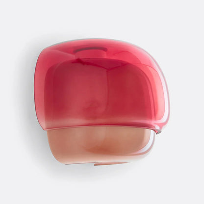 Moderne Glazen Wandlamp met Dubbele Paddenstoelkap – Kleurrijk Accent voor Slaapkamer en Gang