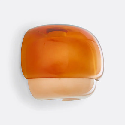 Moderne Glazen Wandlamp met Dubbele Paddenstoelkap – Kleurrijk Accent voor Slaapkamer en Gang