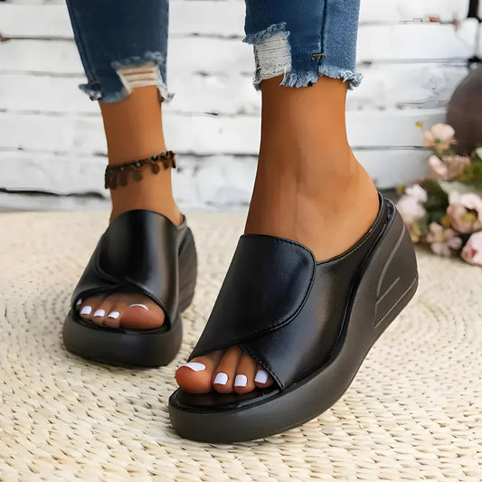 Dames Sandalen Wedge Platform Comfortabele Pasvorm - StudioMarella