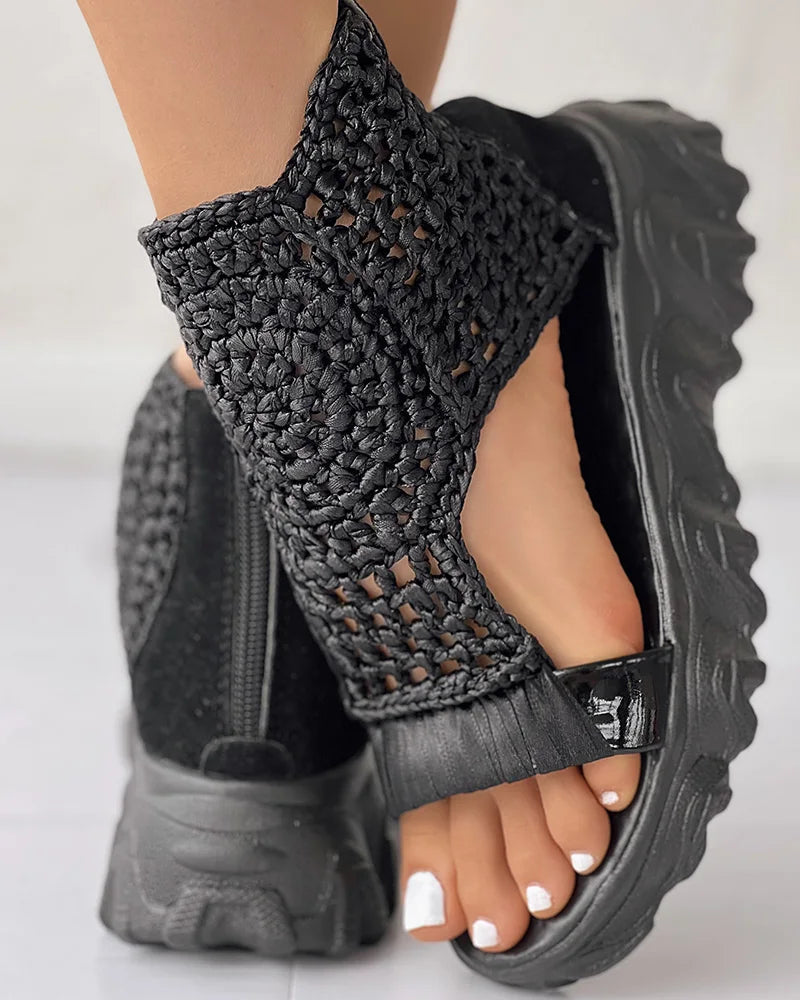 Gouden Sandalen Zomergloed Met Hak