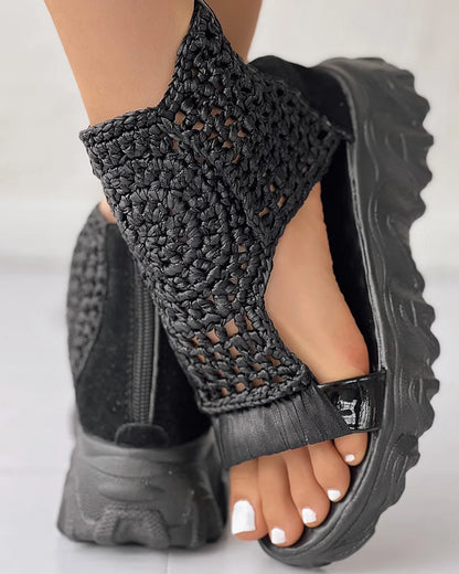 Gouden Sandalen Zomergloed Met Hak