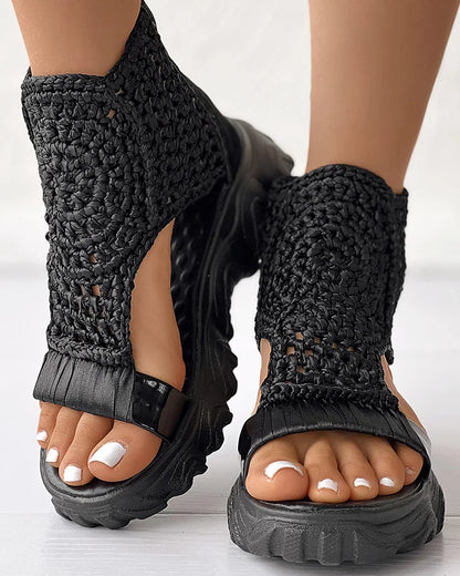 Gouden Sandalen Zomergloed Met Hak