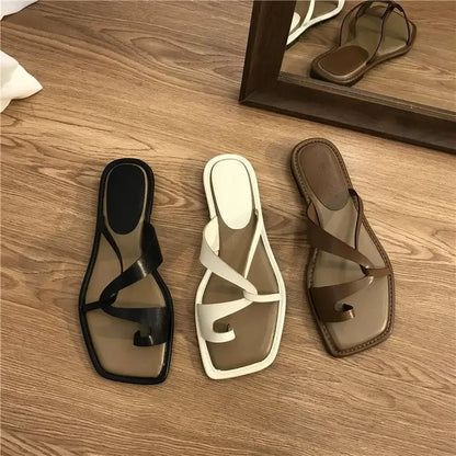 Dames Sandalen Zomerse Clip Sluiting