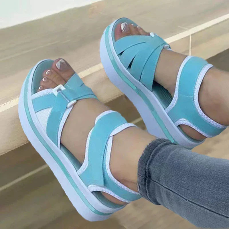 Zomer Sandalen Sleehak Elegante Comfortabele Schoenen