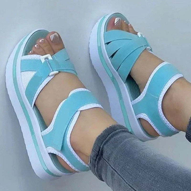 Zomer Sandalen Sleehak Elegante Comfortabele Schoenen