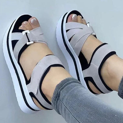 Zomer Sandalen Sleehak Elegante Comfortabele Schoenen