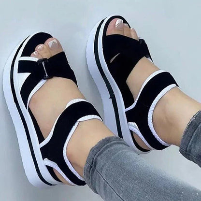 Zomer Sandalen Sleehak Elegante Comfortabele Schoenen - StudioMarella